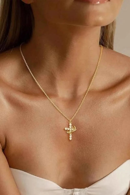 Crown Cross Necklace™